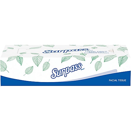 Scott Surpass Facial Tissue, 2-Ply, Yellow, 100 Tissues Per Box, Pack Of 30 Boxes