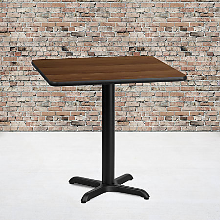 Flash Furniture Square Hospitality Table With X-Style Base,