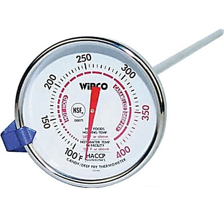 Winco Candy/Fryer Thermometer, 100 - 400°