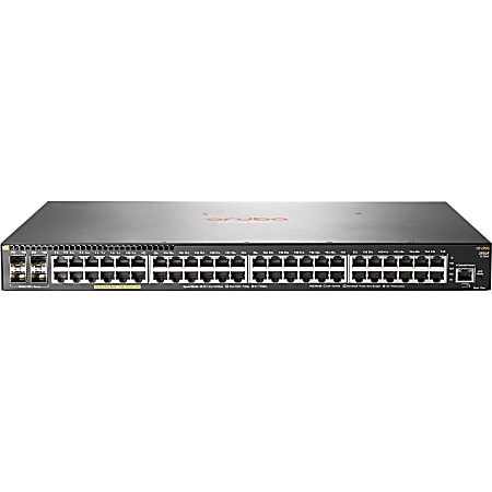 HPE 2930F 48G PoE+ 4SFP+ 740W Switch - 48 Ports - Manageable - 3 Layer Supported - Modular - 980 W Power Consumption - JL558AABA