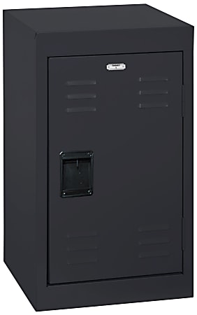 Sandusky Steel Locker, 24"H x 15"W x 15"D, Black