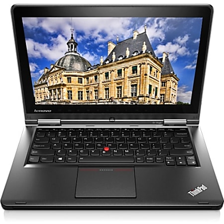 Lenovo ThinkPad S1 Yoga 20CDS02D00 12.5" Touchscreen LCD 2 in 1 Ultrabook - Intel Core i5 i5-4200U Dual-core (2 Core) 1.60 GHz - 4 GB DDR3L SDRAM - 500 GB HDD - Windows 8.1 Pro 64-bit - 1366 x 768 - In-plane Switching (IPS) Technology - Convertible - Black