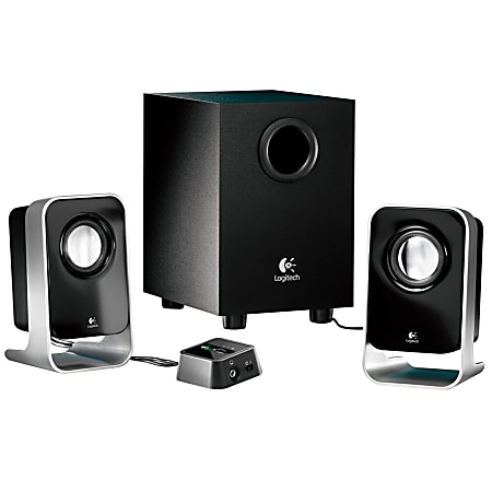 Logitech 3 piece speaker system sales