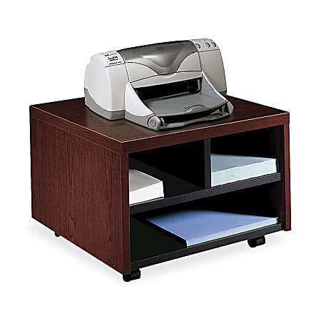 HON® 10500 Series™ Mobile Printer/Fax Cart, 14 1/8"H x 20"W x 19 7/8"D, Mahogany
