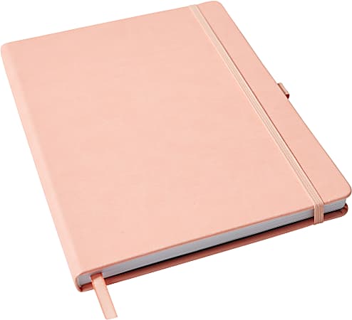 Eccolo Cool Jazz Journal, 7&rdquo; x 9-3/4&rdquo;, 192 Pages, Peach/Cool Gray