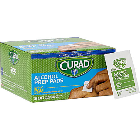 Curad alcohol prep outlet pads