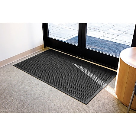 Guardian Floor Protection EcoGuard Floor Mat - Indoor, Outdoor, Carpeted  Floor, Hard Floor - 36 Length x 24 Width - Rectangular - Rubber -  Charcoal - 1Each