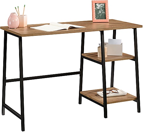Sauder North Avenue 41 W Single Pedestal Computer Desk Sindoori