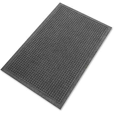 Guardian Floor Protection EcoGuard Floor Mat - Indoor, Outdoor, Carpeted Floor, Hard Floor - 10 ft Length x 36" Width - Rectangle - Rubber - Charcoal