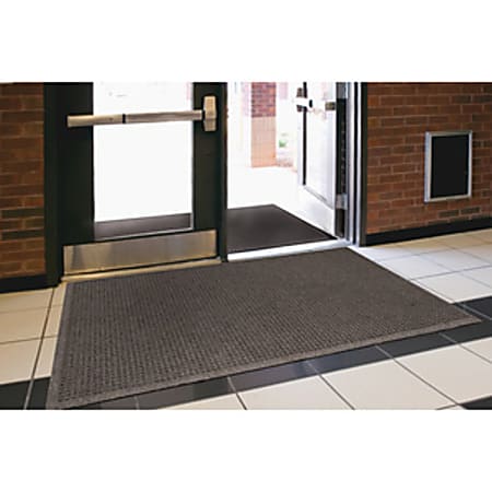 Realspace Tough Rib Floor Mat 4 x 6 Charcoal - Office Depot