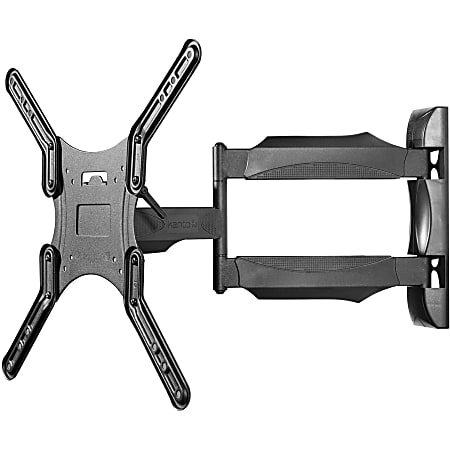 Kanto M300 Wall Mount for TV - Black - 1 Display(s) Supported - 55" Screen Support - 80 lb Load Capacity - 400 x 400, 200 x 200, 100 x 100, 200 x 100, 200 x 300, 200 x 400, 300 x 200, 300 x 300, 400 x 200, 150 x 100, 200 x 150 - 1