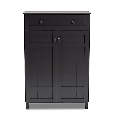 Baxton studio glidden shoe cabinet outlet