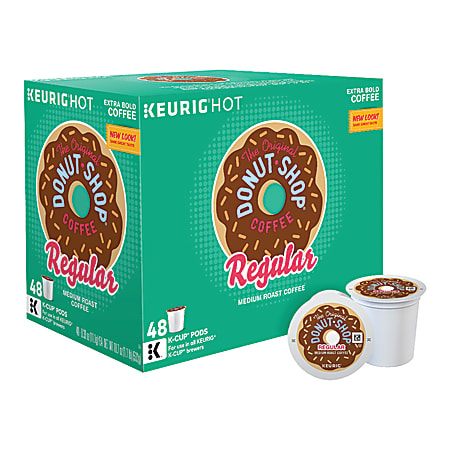 The Original Donut Shop® Single-Serve Coffee K-Cup®, Medium Roast, Carton Of 48