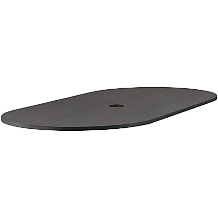 Safco Asian Night Cha-Cha Table Oval Tabletop - Oval Top - 72" Table Top Length x 36" Table Top Width x 1" Table Top Thickness - Assembly Required