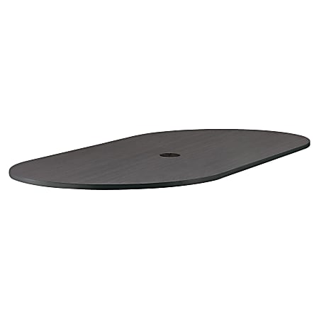 Safco Asian Night Cha-Cha Table Oval Tabletop - Oval Top - 84" Table Top Length x 36" Table Top Width x 1" Table Top Thickness - Assembly Required