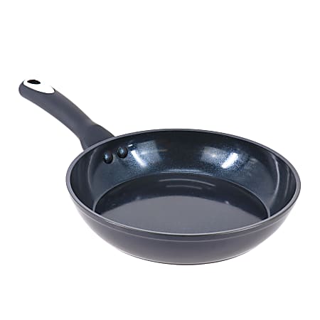 Oster Hawke Aluminum Ceramic Nonstick Frying Pan, 8”, Dark Blue