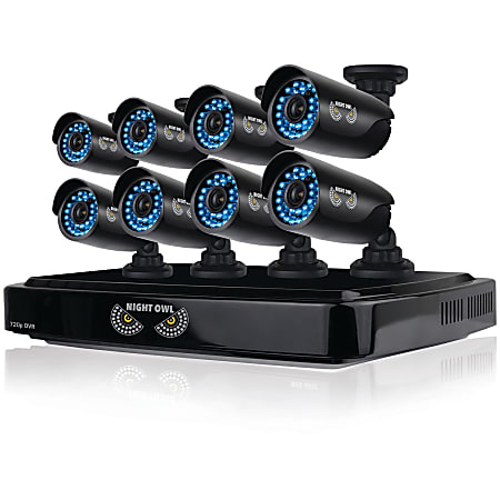 Night Owl 8 Channel Smart HD Video Security System with 2 TB HDD and 8 x 720p HD Cameras
