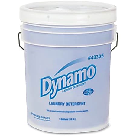AJAX Dynamo Liquid Laundry Detergent - 5 gal (640 fl oz) - Light Fresh Scent - 1 Each - White
