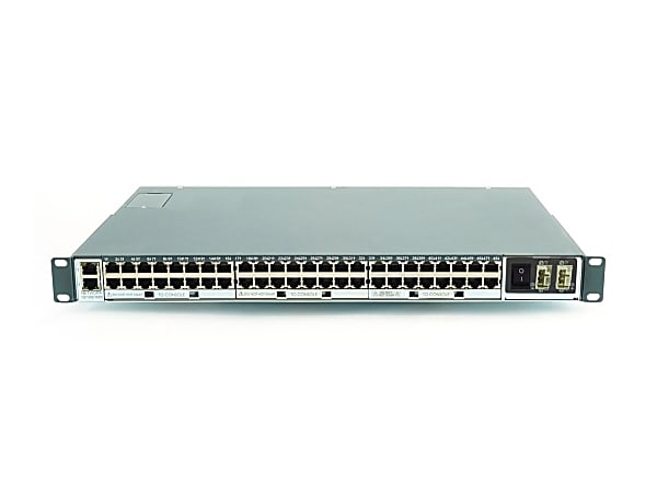 Lantronix SLC 8000 - Console server - 48 ports - RS-232, 1GbE - DC power - 1U - rack-mountable