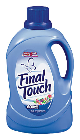 Final Touch Ultra Liquid Fabric Softener, Spring Fresh Scent, 120 Oz