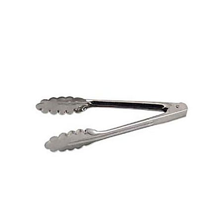 American Metalcraft Stainless-Steel Tong, 12", Silver