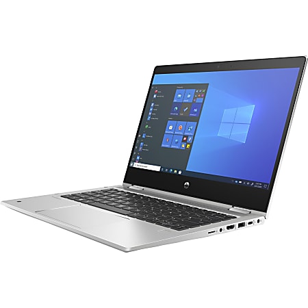 HP ProBook x360 435 G8 Notebook - Wolf Pro Security - AMD Ryzen 3 5400U / 2.6 GHz - Win 10 Pro- Radeon Graphics - 8 GB RAM - 256 GB SSD NVMe, HP Value - 13.3" IPS touchscreen-(Full HD) - Wi-Fi 5 - pike silver aluminum