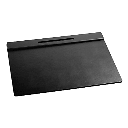 Rolodex® Wood Tones™ Desk Pad, Black