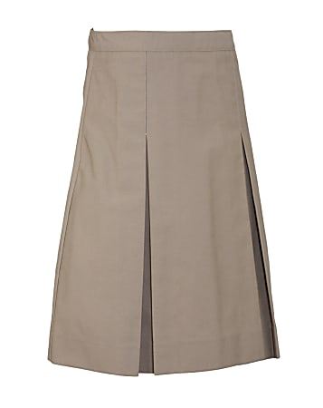 Royal Park Girls Uniform, Kick-Pleat Skirt, Size 14.5, Khaki