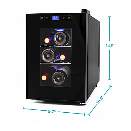 BLACK+DECKER BWT12TB Wine Cellar (12-Bottle Capacity) 