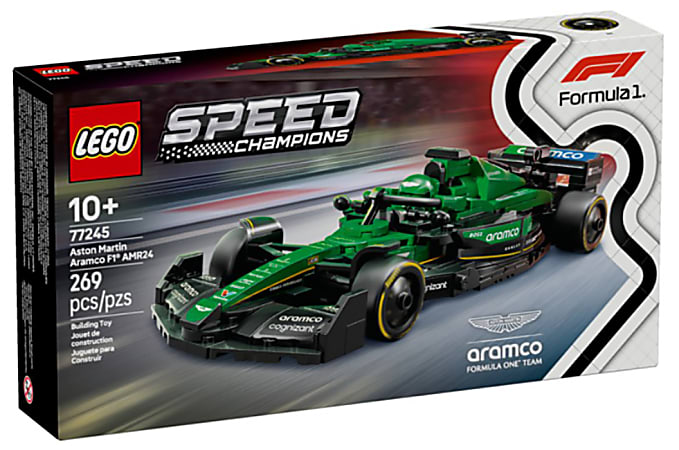 LEGO® Speed Champions Aston Martin Aramco F1® AMR24 Race Car