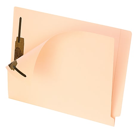 Pendaflex® Smart Shield™ End-Tab Fastener Folders, Letter Size, Manila, Pack Of 50 Folders