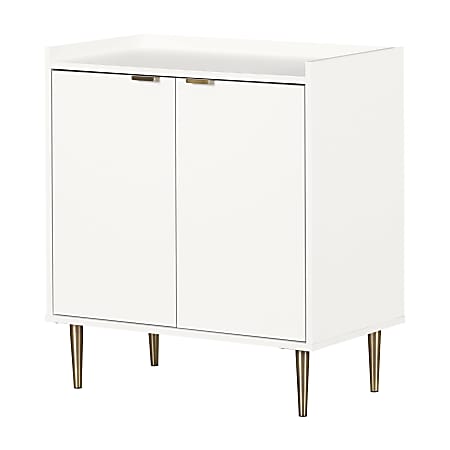 South Shore Hype 29"W Storage Cabinet, Pure White