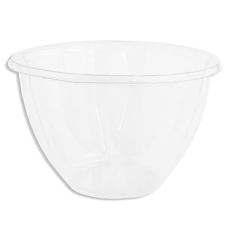 StalkMarket® Compostable Bowls, Salad, 48 Oz, Clear, Pack Of 300 Bowls