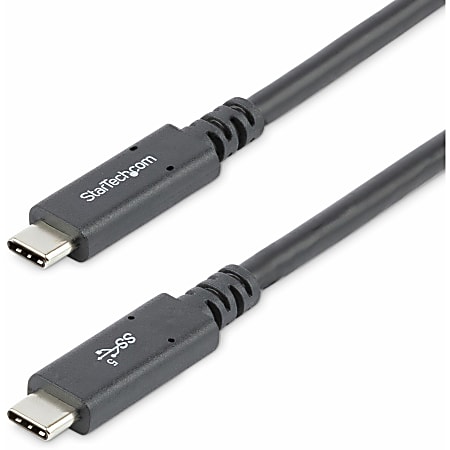 StarTech.com USB C To USB C Cable With 5A PD, 6'