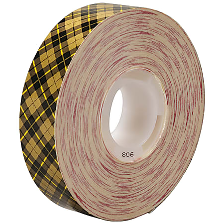Scotch® 908 Adhesive Transfer Tape, 1" Core, 0.75" x 36 Yd., Clear, Case Of 6