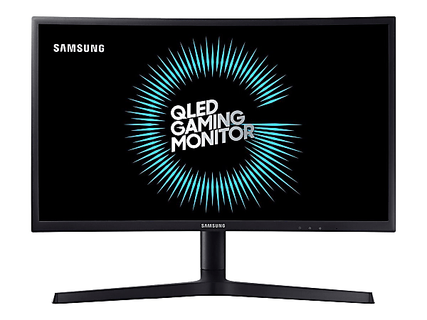 Samsung C27FG73FQN Full HD Curved Screen Quantum Dot LED LCD Monitor - 16:9 - Dark Blue, Matte Black - 1920 x 1080 - 16.7 Million Colors - FreeSync - 350 Nit - 1 ms - HDMI - DisplayPort