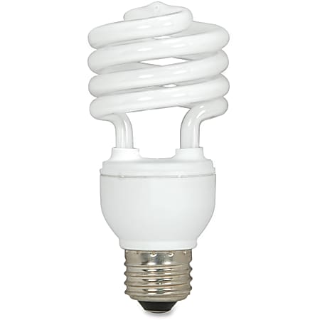 Satco T2 18-Watt Fluorescent Spiral Bulb, White