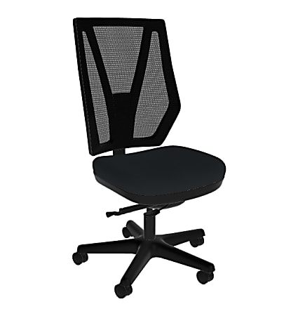 Sitmatic GoodFit Mesh Synchron High-Back Chair, Black/Black