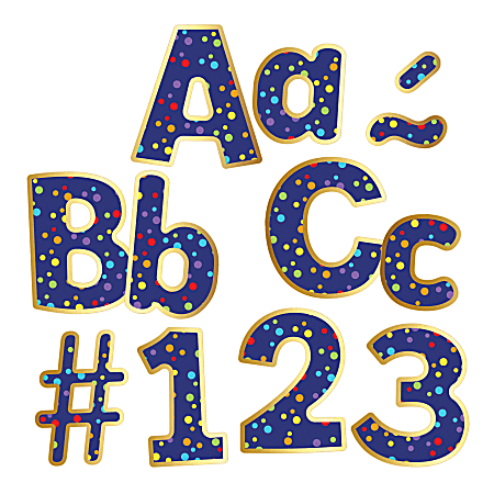 Carson-Dellosa EZ Letters Combo Pack, 4", Set Of
