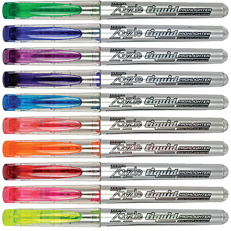 Zebra® Pen Zazzle Brights All-Purpose Highlighters, Pack Of
