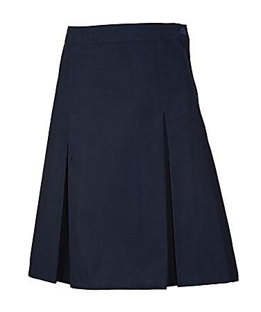 Royal Park Girls Uniform Kick Pleat Skirt Size 8 Navy - Office Depot