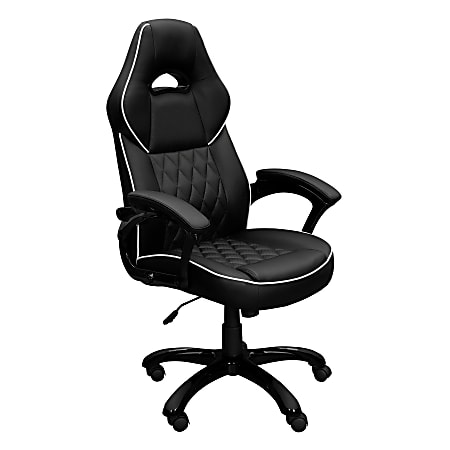 Techni Mobili High-Back Executive Sport Race Office Chair, Black, Total Qty 1