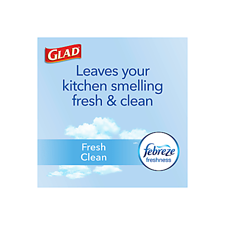 Glad Tall Kitchen 5 Day OdorShield Trash Bags With Febreze