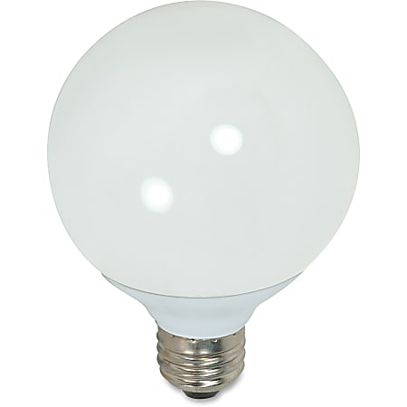 Satco CFL G25-Size 15-Watt Bulb, White
