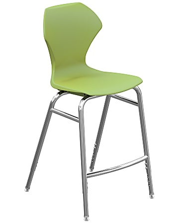 Marco Group™ Apex™ Apex Series Adjustable Stool, Apple/Chrome