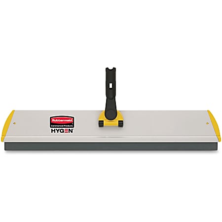 Rubbermaid Commercial Quick Connect Wet/Dry Frame - Lightweight, Hook & Loop Strip - Yellow - Aluminum - 1 Each