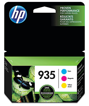 HP 935 Tricolor Original Ink Cartridges Pack Of 3, N9H65FN