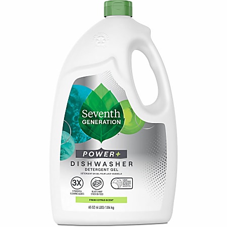 Seventh Generation™ Ultra Power Plus Dishwasher Gel, Fresh Citrus Scent, 65 Oz Bottle, Case of 6
