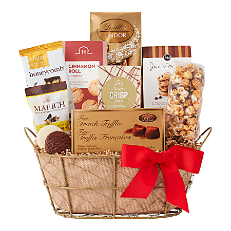 Hickory Farms - Decadent Delights Chocolate Gift Basket - 10 items