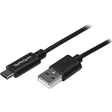StarTech.com USB C to USB Cable - 6ft / 2m - USB A to C - Black